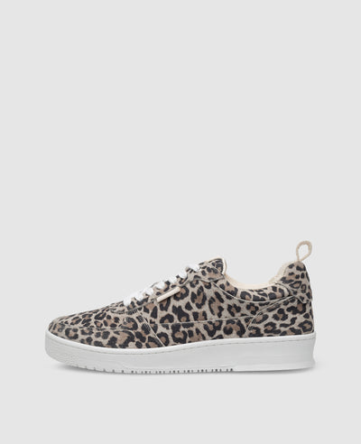 Bball M AA Herren Sneaker Leopard aus Kalbsvelours