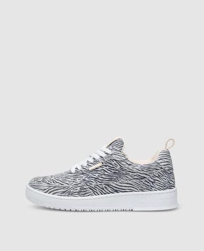 Bball M AA Herren Sneaker Zebra aus Calf suede