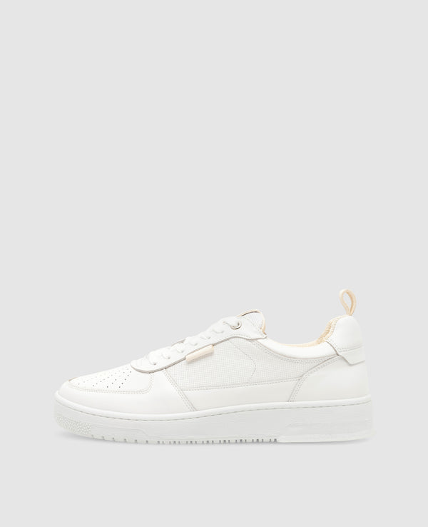 Bball M AB Herren Sneaker Weiß aus Kalbsleder