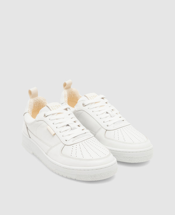 Bball M AB Herren Sneaker Weiß aus Kalbsleder
