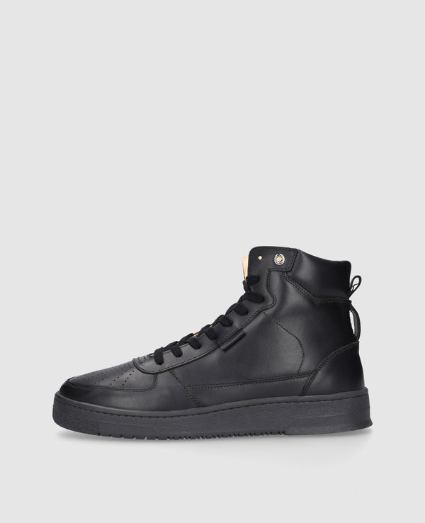 Bball Hi M AB Herren Sneaker Schwarz aus Kalbsleder