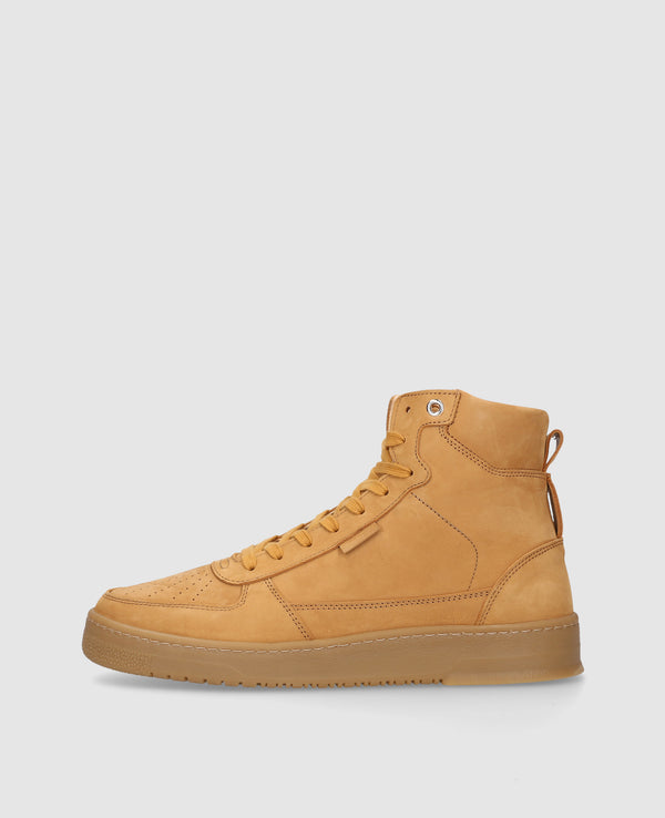 Bball Hi M AN Herren Sneaker Hellbraun aus Kalbsnubuk