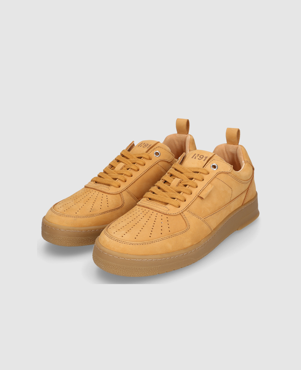 Bball M AN Herren Sneaker Hellbraun aus Kalbsnubuk