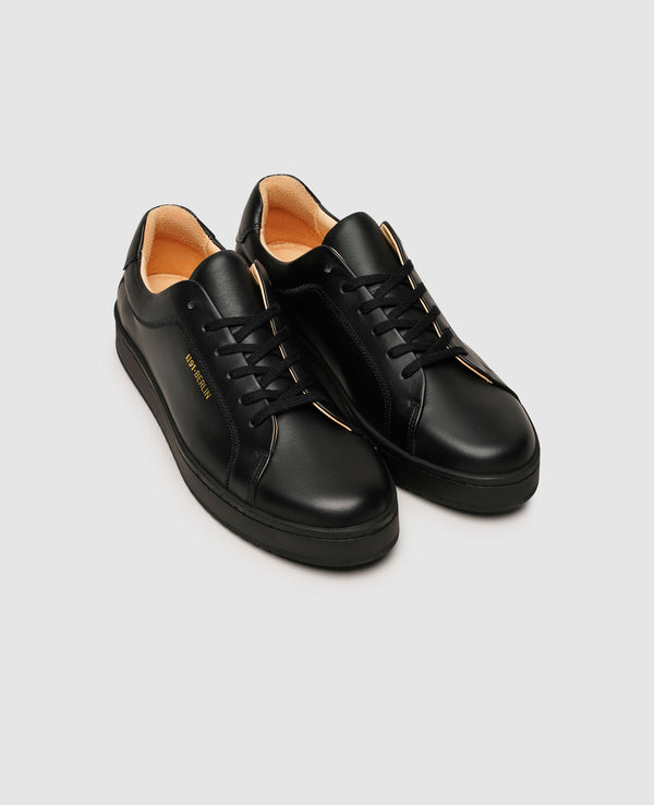 Original Draft BA Herren Sneaker Schwarz aus Kalbsleder