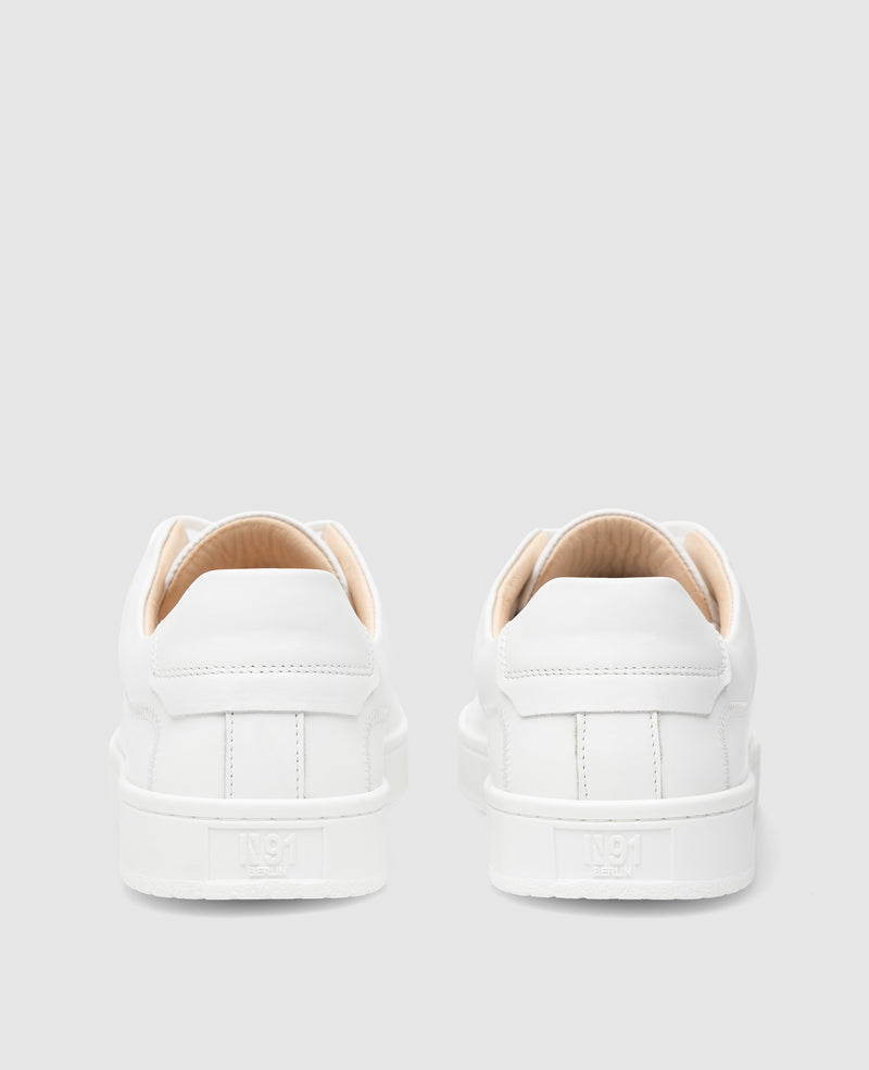 Spring White Ba Modern leather sneakers | N91 at Shoepassion