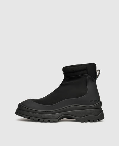 Motech W AA Damen Boot Schwarz aus Textil
