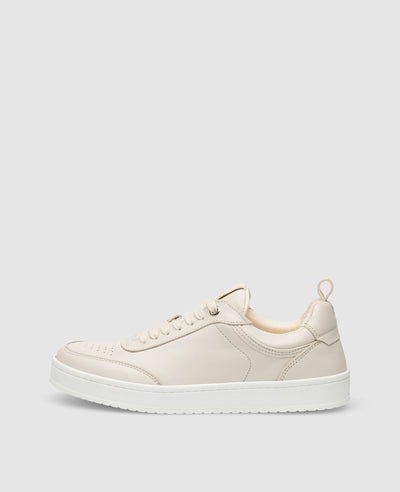 Court W AB Damen Sneaker Beige aus Calf leather