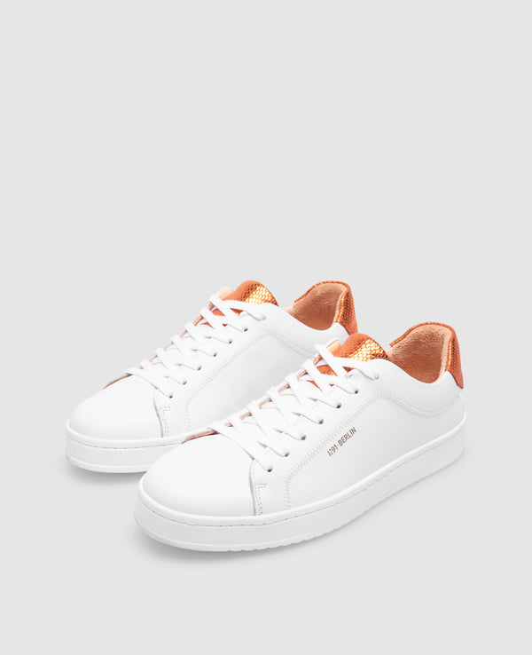 Original Draft W BX Damen Sneaker White/Orange aus Calf leather