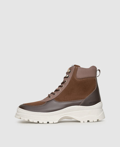 Style Choice GH Herren Boot Dunkelbraun aus Kalbsleder