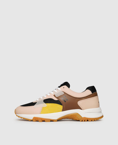 Style Choice M LL Herren Sneaker Black/Beige aus Calf leather